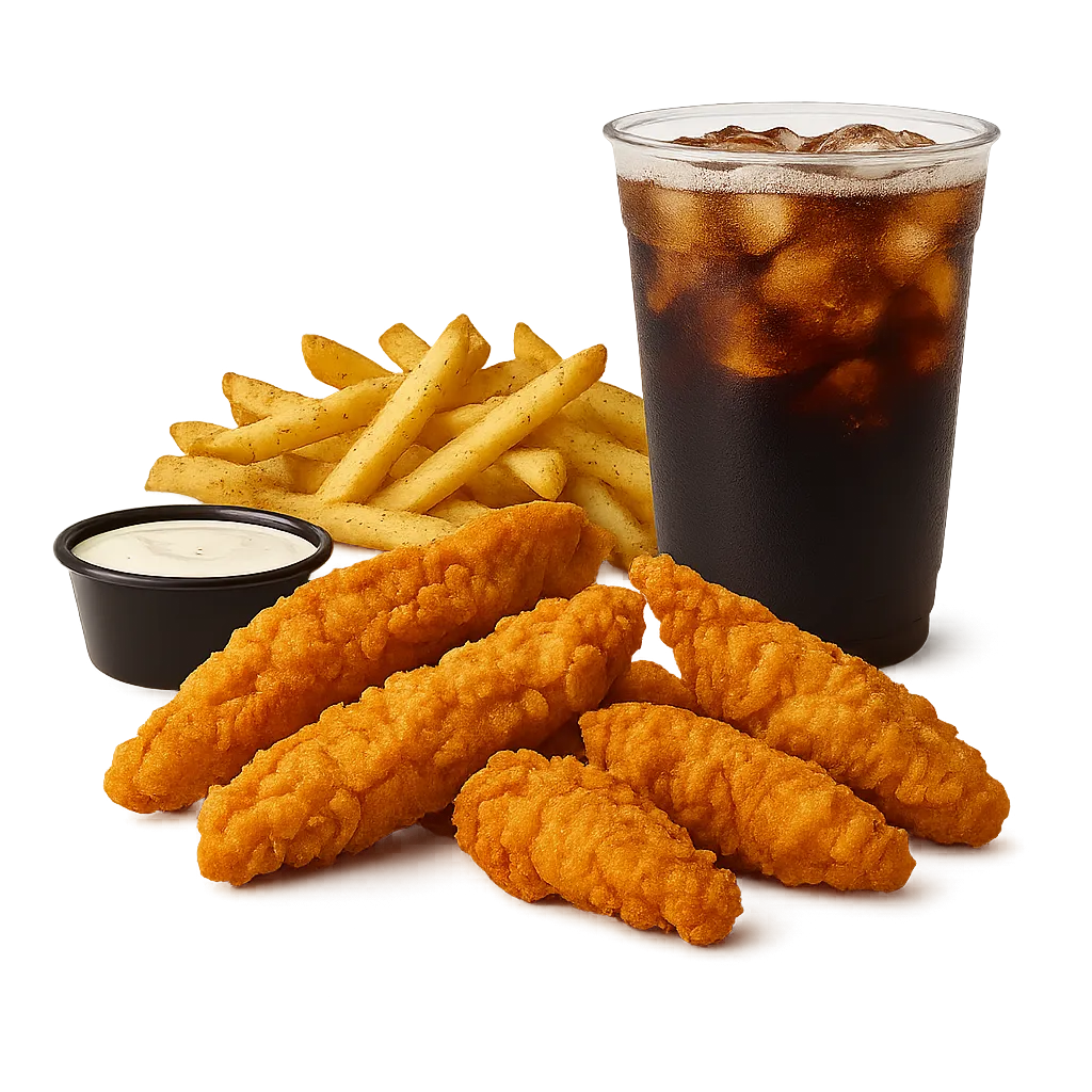 6pc crispy tender meal for 2