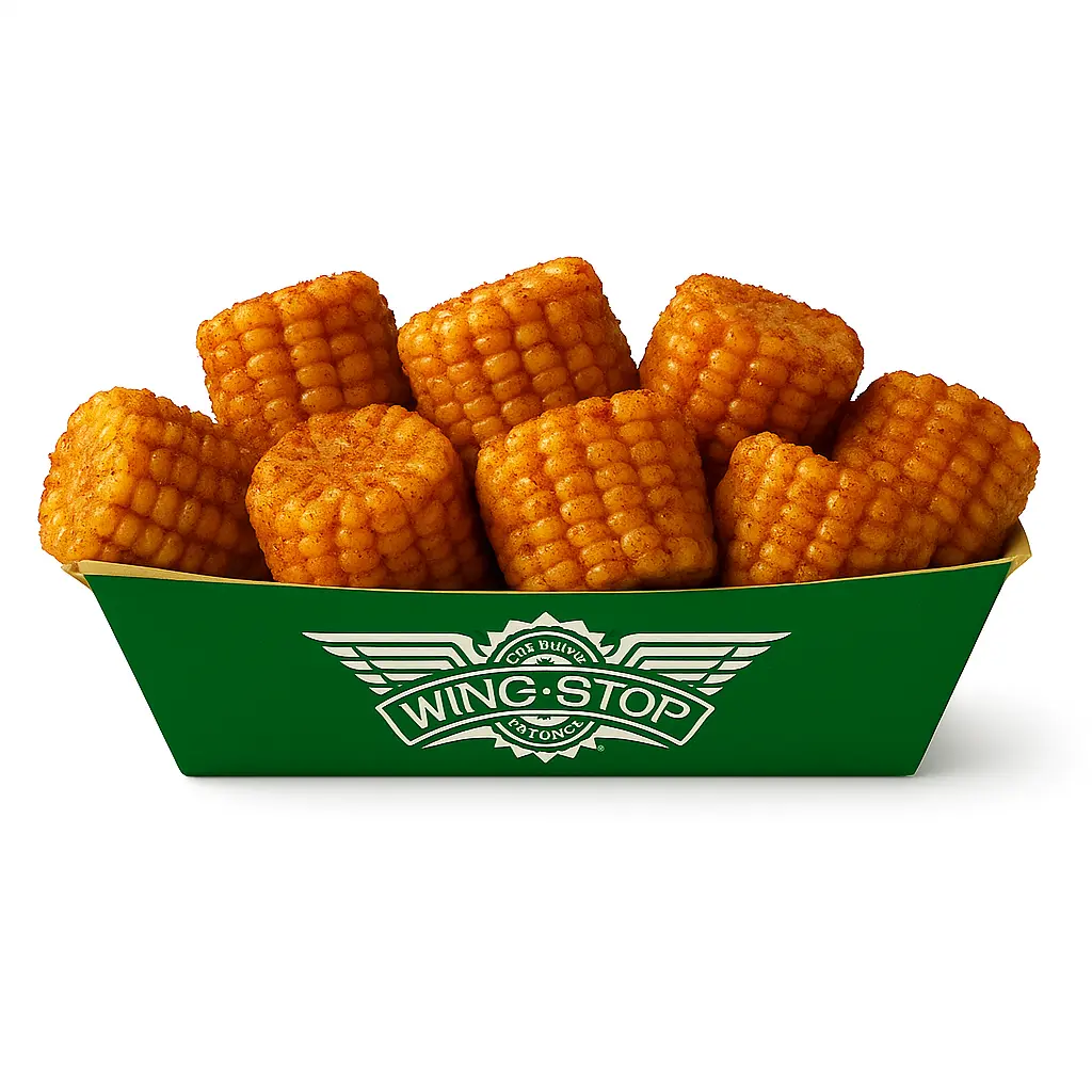 Cajun fried corn pieces.