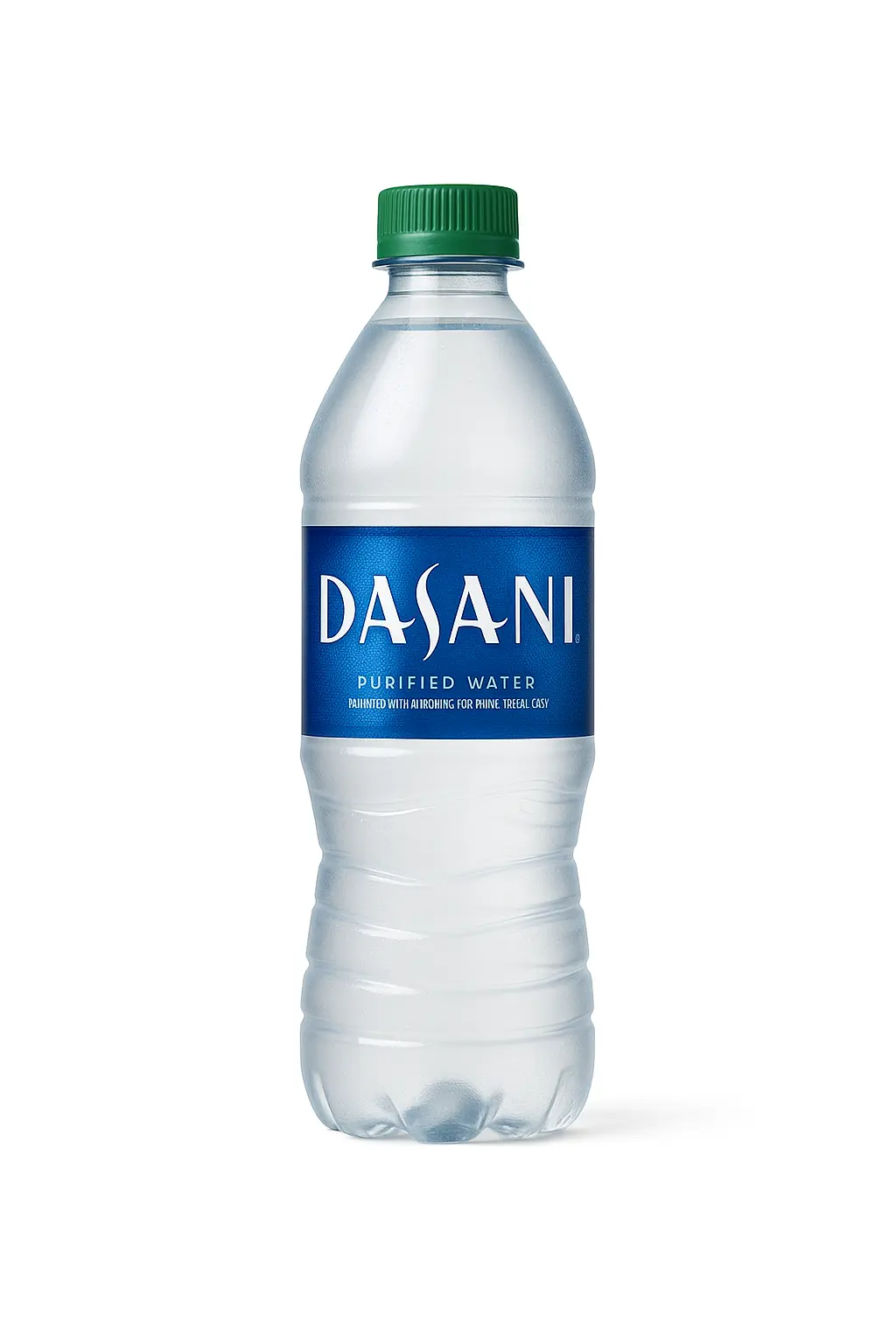 Bottle of Dasani water.